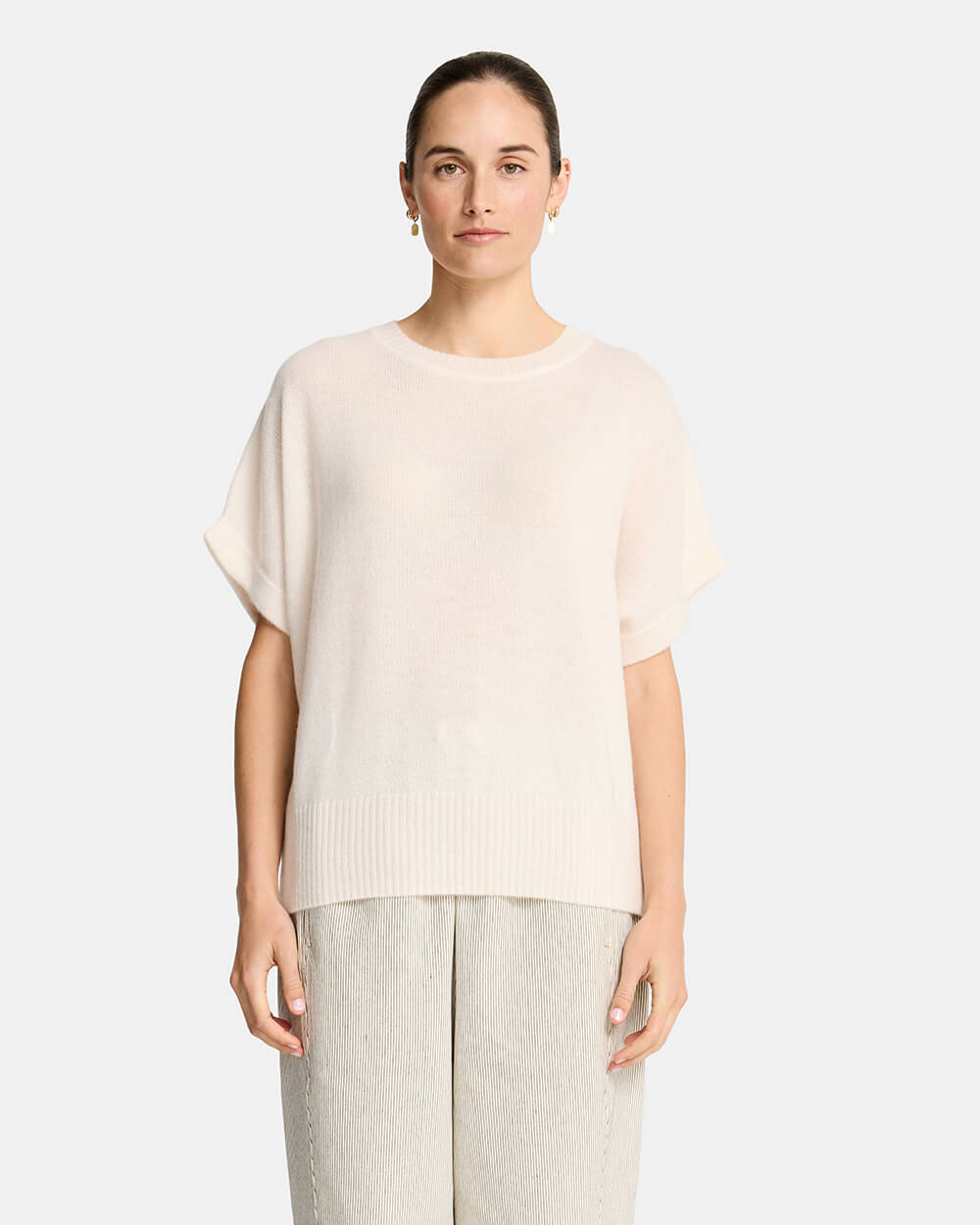 Bella Knit Top - Cream