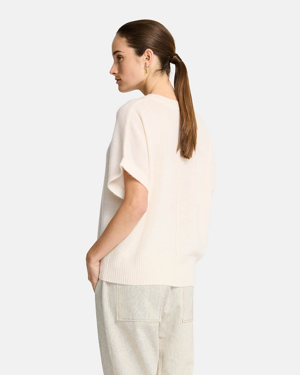 Bella Knit Top - Cream