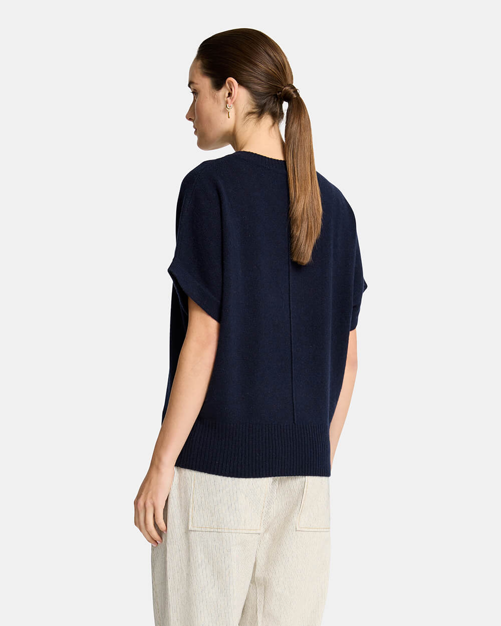 Bella Knit Top - Navy