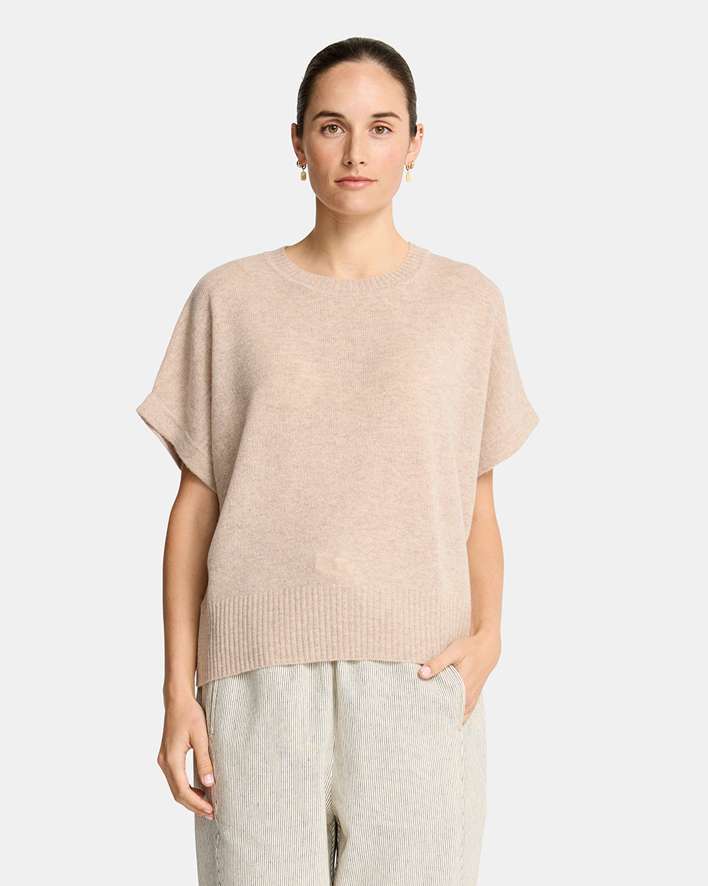 Bella Knit Top - Quinoa