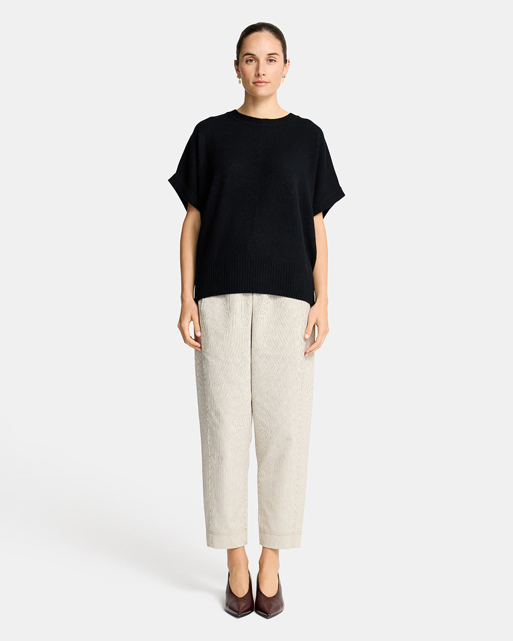Bella Knit Top - Black