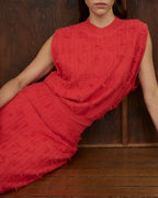 Casey Fringe Tank - Red