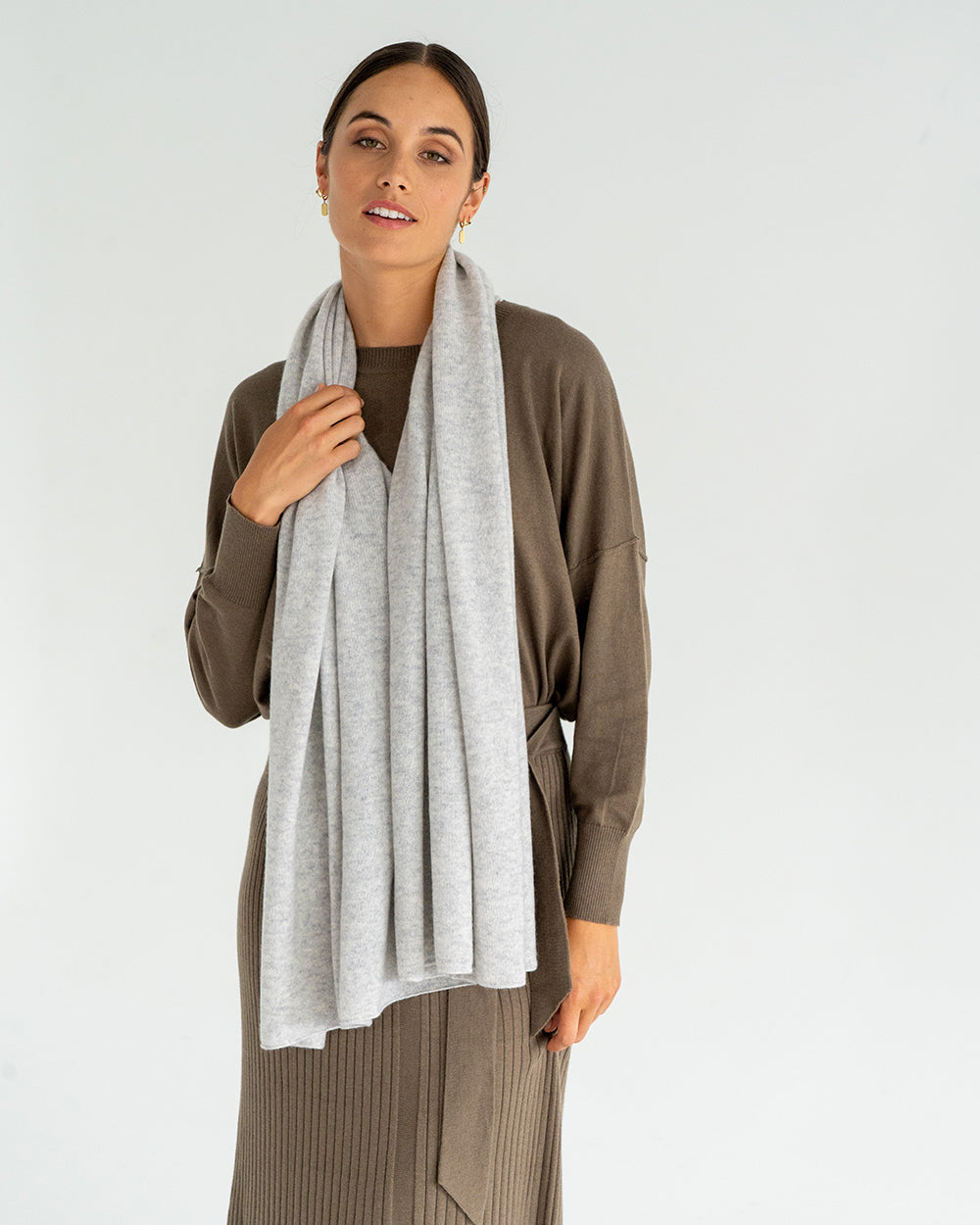 Cashmere Caplet - Grey