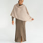 Cashmere Caplet - Light Brown