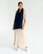 Cashmere Caplet - Navy - Arlington Milne