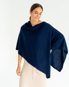 Cashmere Caplet - Navy - Arlington Milne