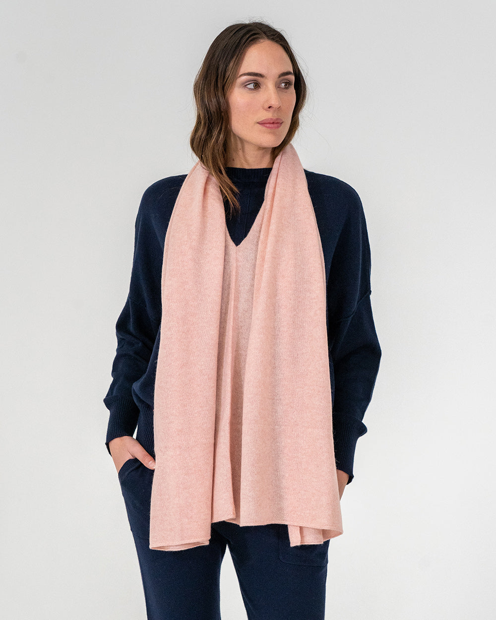 Cashmere Caplet - Baby Pink