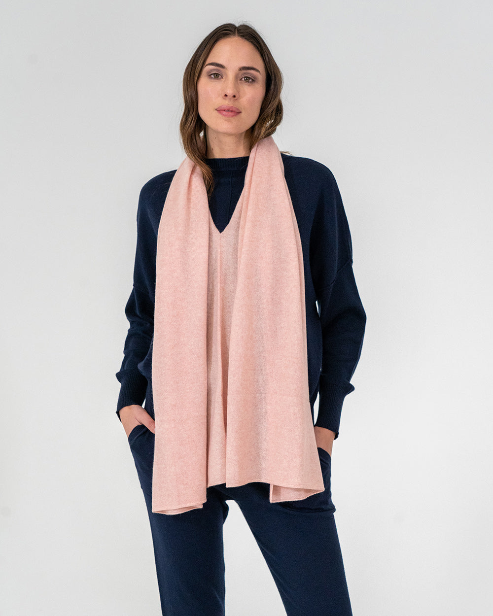Cashmere Caplet - Baby Pink