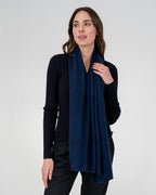 Cashmere Caplet - Navy - Arlington Milne