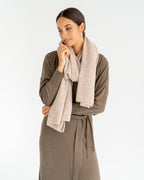 Cashmere Travel Wrap - Light Brown - Arlington Milne