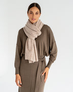 Cashmere Travel Wrap - Light Brown - Arlington Milne