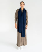 Cashmere Travel Wrap - Navy - Arlington Milne