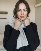 Cashmere Travel Wrap - Grey - Arlington Milne
