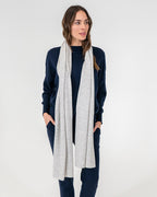 Cashmere Travel Wrap - Grey - Arlington Milne