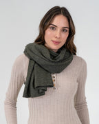 Cashmere Travel Wrap - Khaki - Arlington Milne