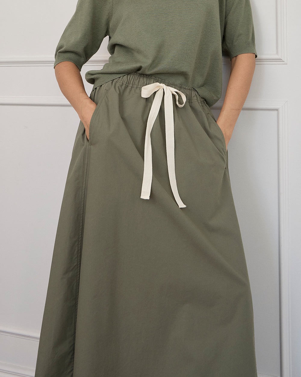JL Maxi Skirt - Moss