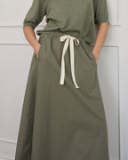 JL Maxi Skirt - Moss