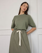 JL Maxi Skirt - Moss
