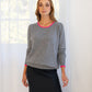 Cath Knit - Grey with Dayglo