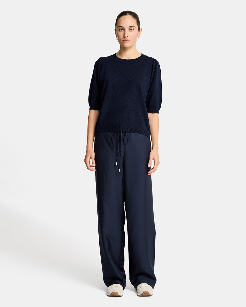 Charlotte Knit Top - Navy