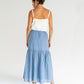 Alba Maxi Skirt - Voile Stripe