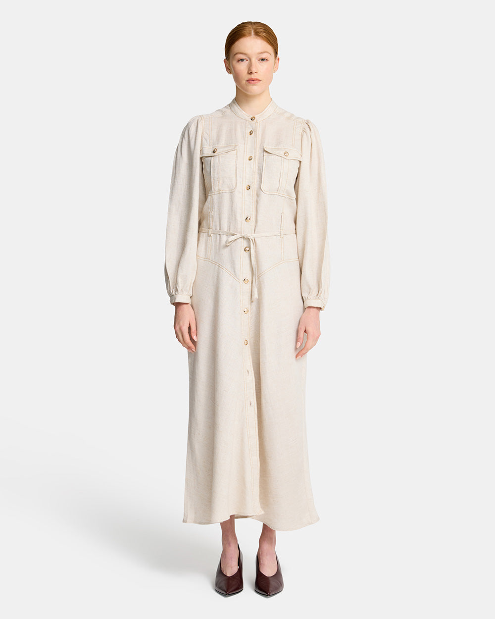 Clara Utility Dress - Natural