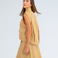 Clare Vest - Camel