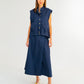 Clare Vest - Navy