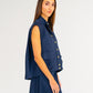 Clare Vest - Navy