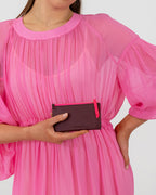 Compact Wallet - Burgundy - Arlington Milne