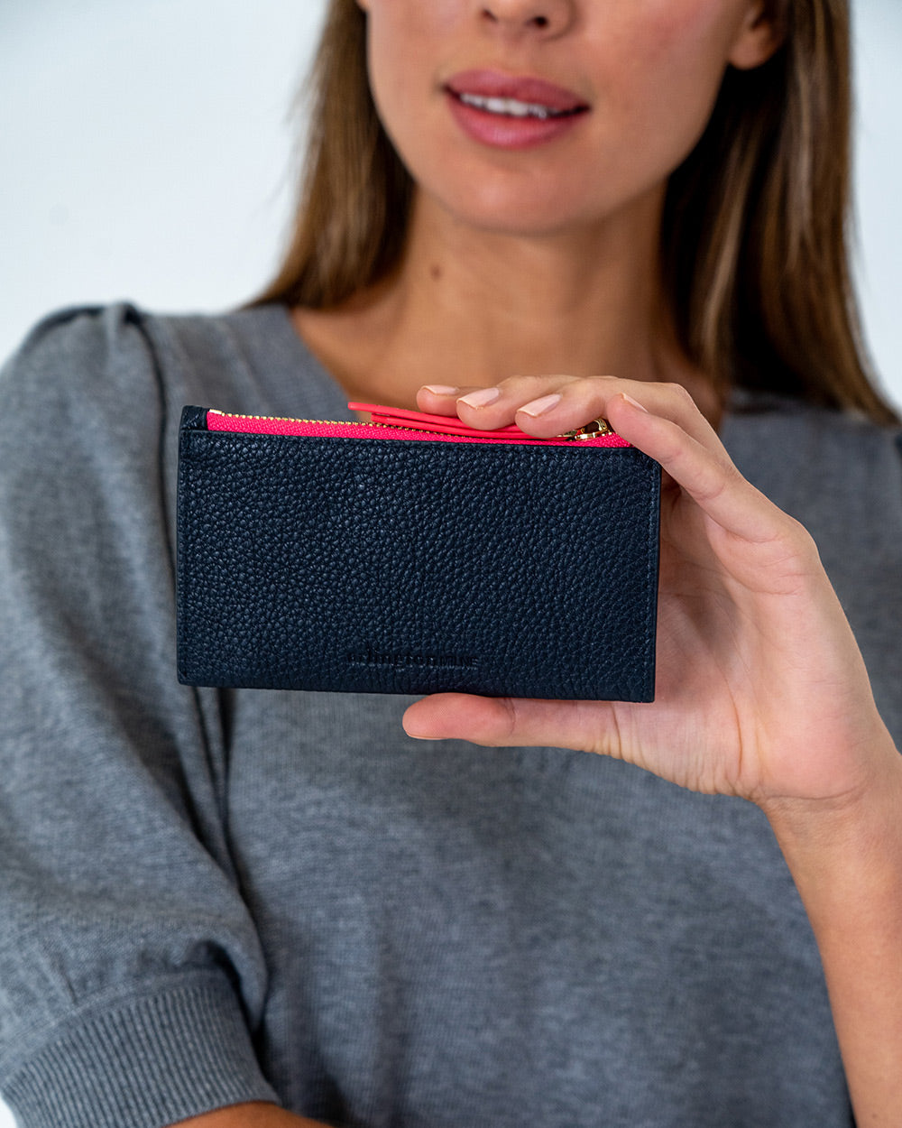 Compact Wallet - Navy - Arlington Milne
