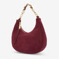 Estella Bag - Burgundy Suede