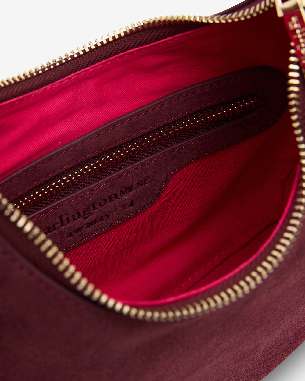 Estella Bag - Burgundy Suede