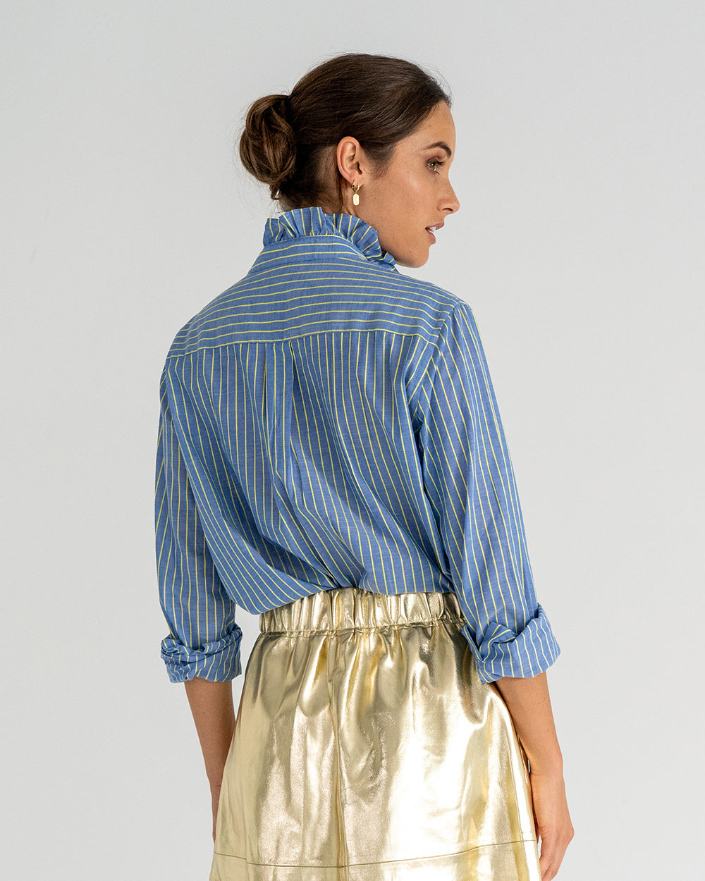 Elise Shirt - Voile Stripe