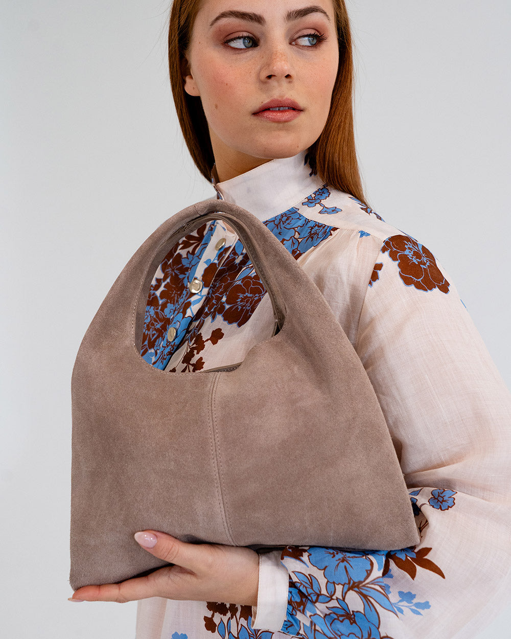 Emery Tote - Fawn Suede