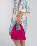 Emery Tote - Pink Suede