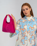 Emery Tote - Pink Suede