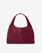 Emery Tote - Burgundy Suede - Arlington Milne