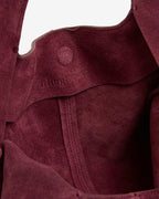 Emery Tote - Burgundy Suede - Arlington Milne