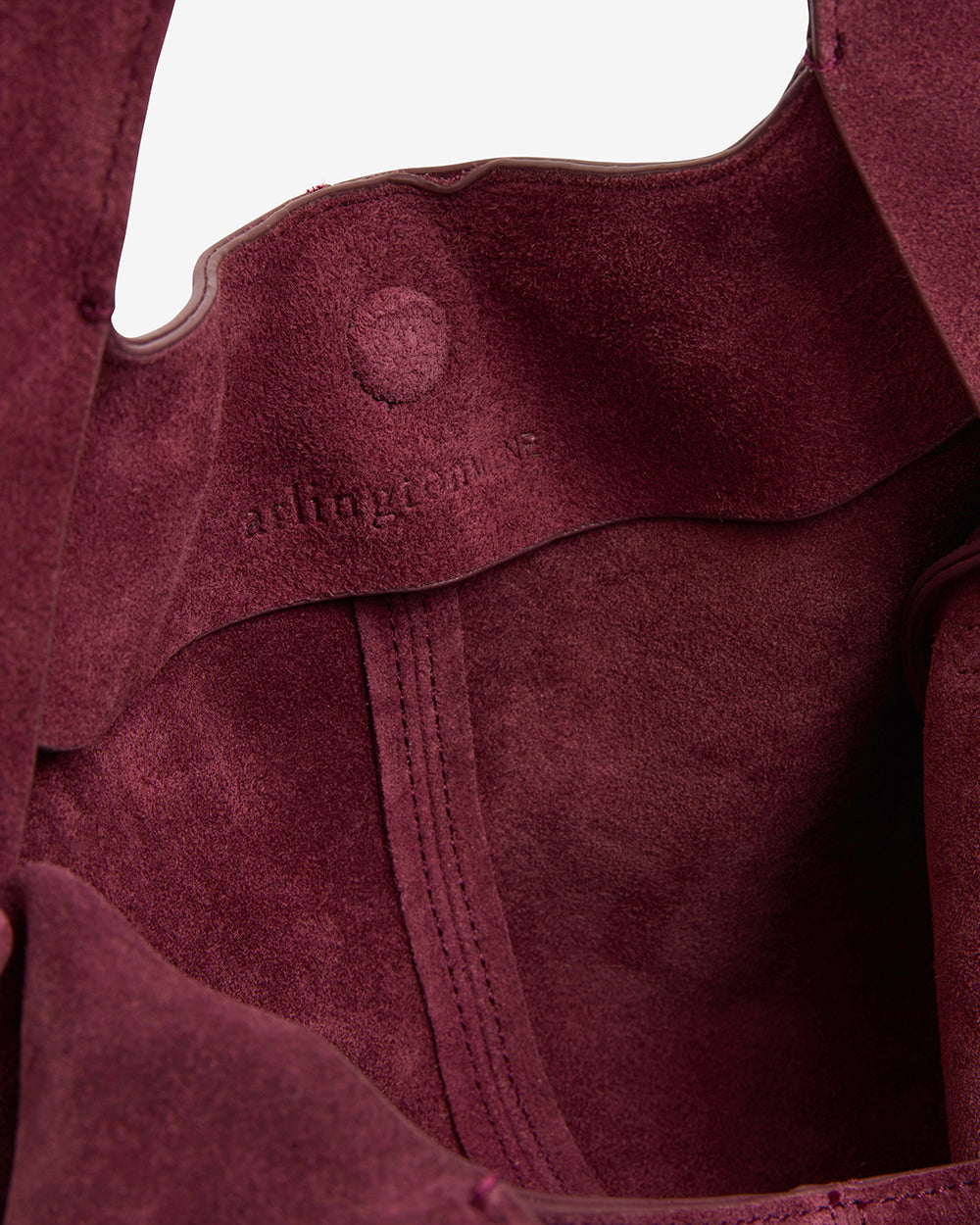 Emery Tote - Burgundy Suede