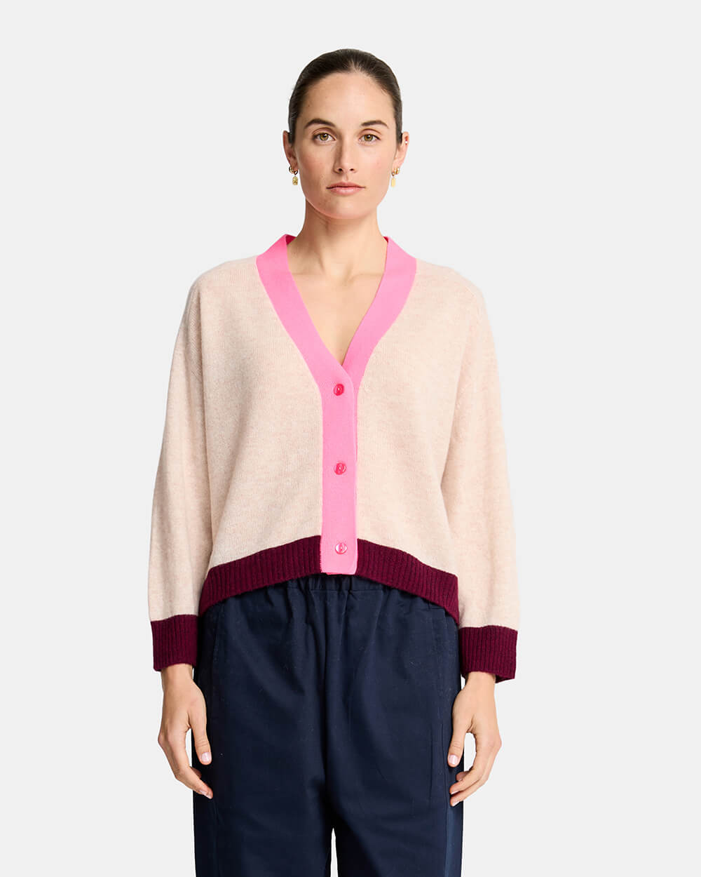 Hallie Cardigan - Blush