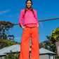 Kate V Neck Knit - Dayglo
