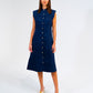 Iris Dress - Navy