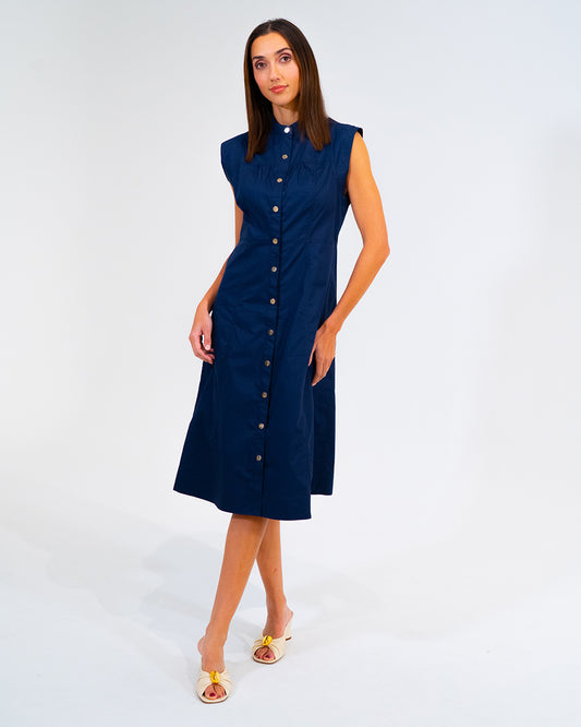 Iris Dress - Navy