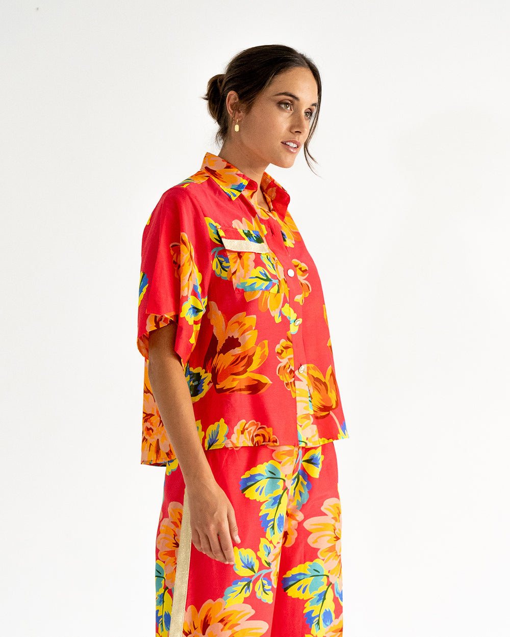 Isabel Shirt - Sunset Floral