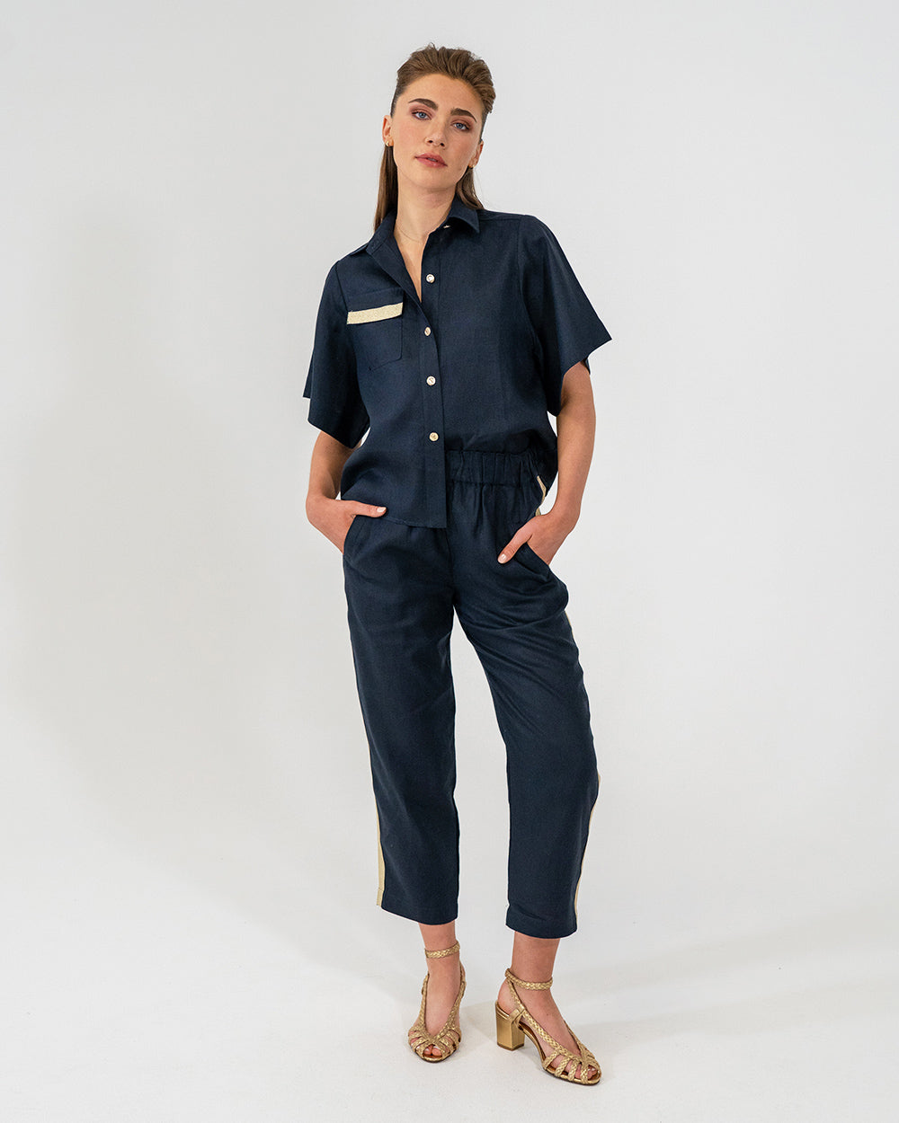 Isabel Shirt - Navy