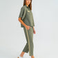 Leah Tapered Trouser - Khaki