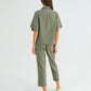 Leah Tapered Trouser - Khaki