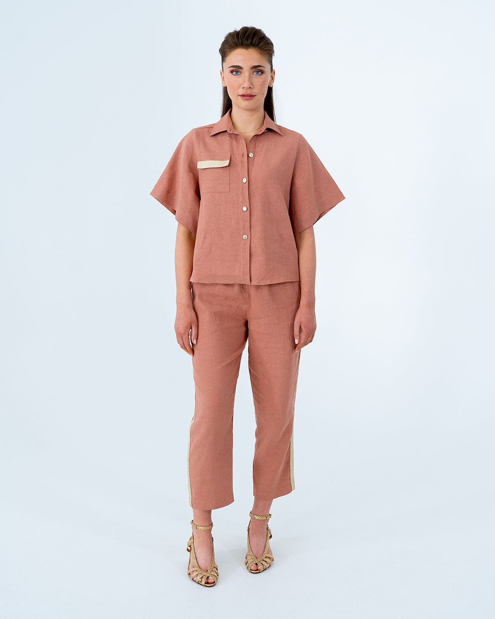 Isabel Shirt - Terracotta