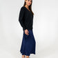 Kate V Neck Knit - Black